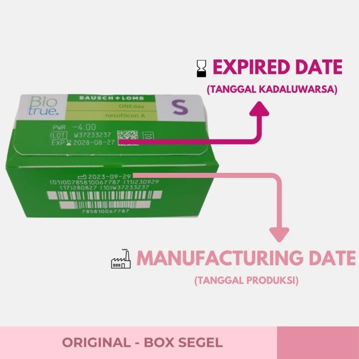 Bio True Softlens Bening 1 Day Harian Bausch and Lomb Daily