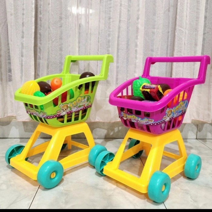 Mainan Troli Belanja Ukuran Besar - Keranjang Jumbo Anak