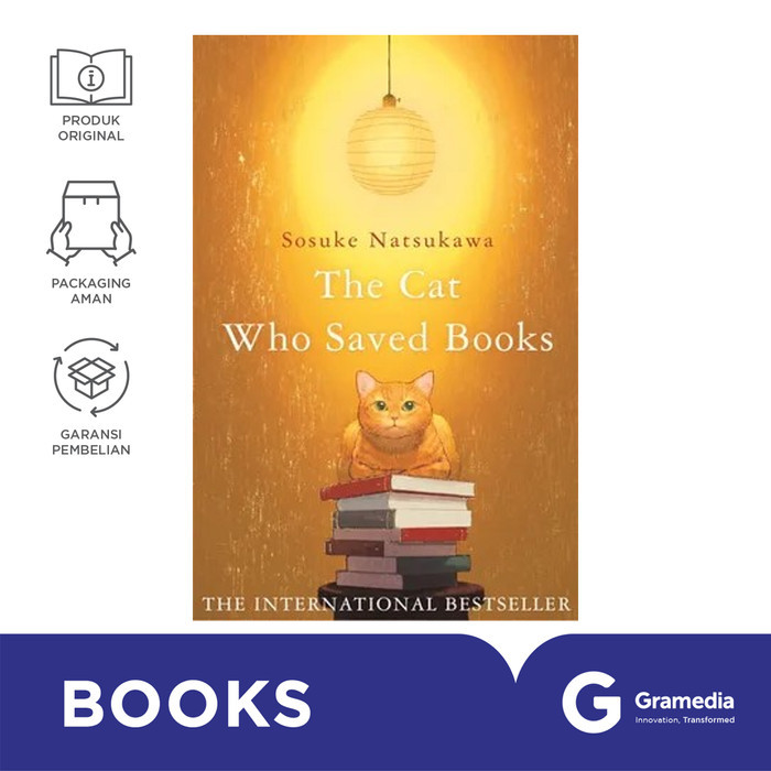 

HOT SALE! Gramedia Buku Import The Cat Who Saved Books