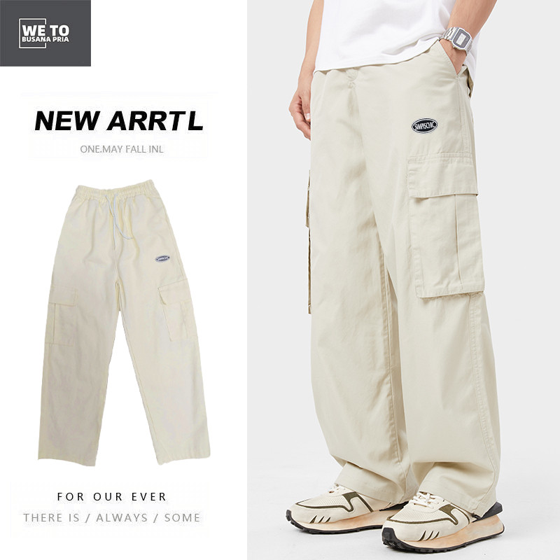 NEW PRODUCT Celana cargo pria korea style Celana cargo panjang pria Cargo gombrong pria cargo pants