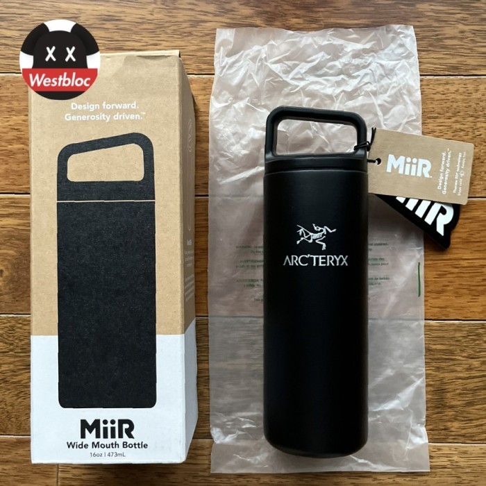 MIYOKAID MIIR X ARCTERYX WIDE MOUTH BOTTLE 16OZ STAINLESS TUMBLER - CORKCICLE KODE 310