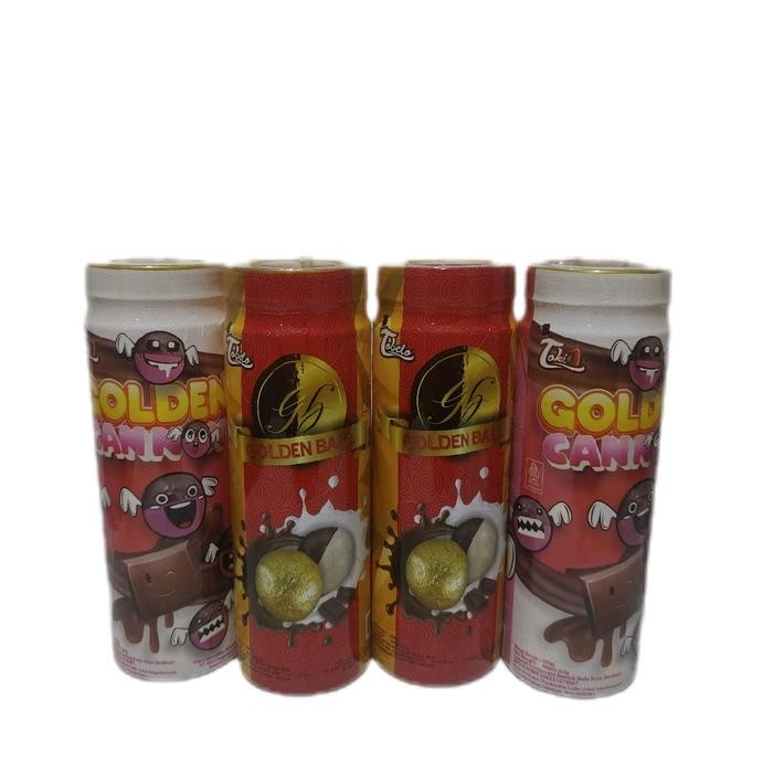 

Ready TOBELO COKELAT BOLA GOLDEN BALLS MIX 4 TOPLES