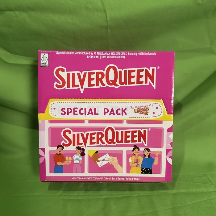 

Ready Silverqueen 55gr Cashew Promo Promo Promo 10pack x 2pcs x 55gr