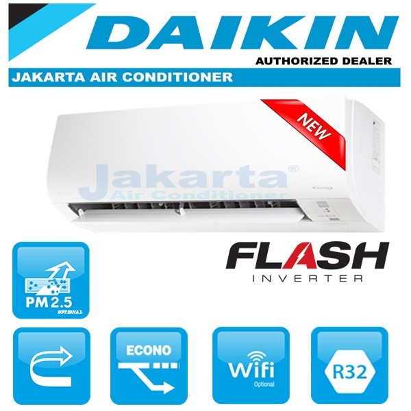 Ac Daikin Flash Inverter 1/2 Pk Ftkq 15