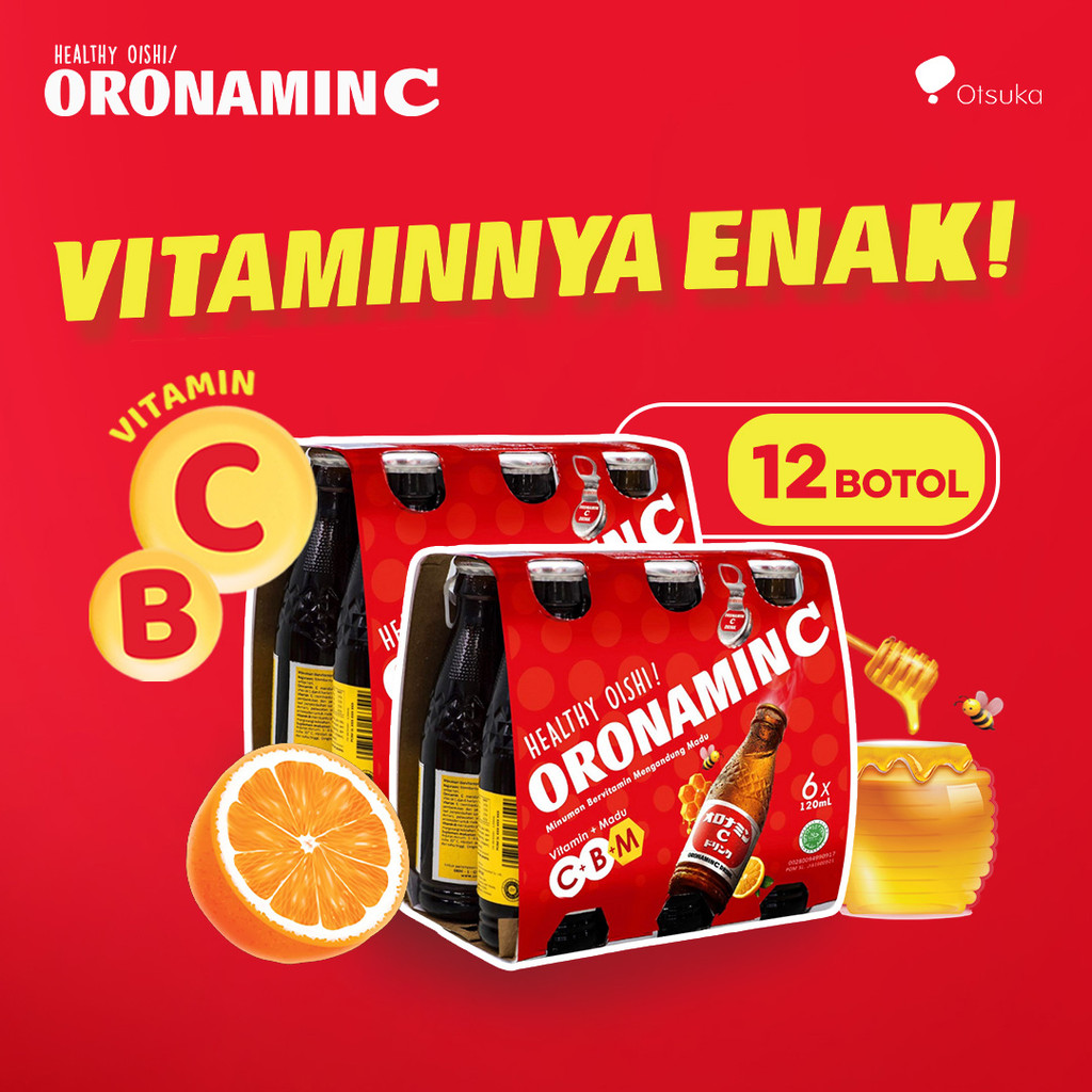 

ORONAMIN C DRINK 120ml - 2 Cluster Pack (12 Botol)