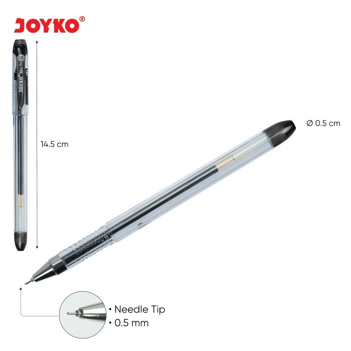 

EKSLUSIF GEL PEN / PULPEN / PENA JOYKO GP-243 / WHIZ GEL / 0.5 MM KODE 847