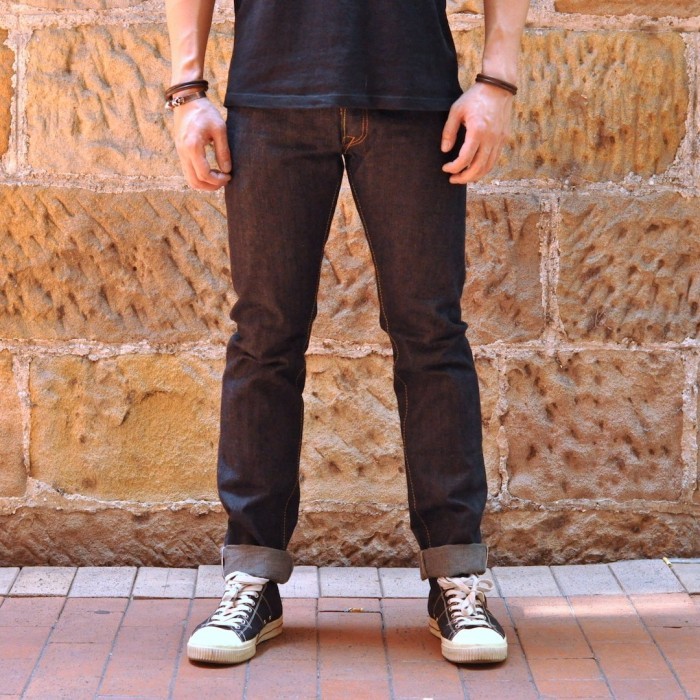 Pure Blue Japan XX-011 13.5 Oz - Left Hand Twill - Slim Tapered