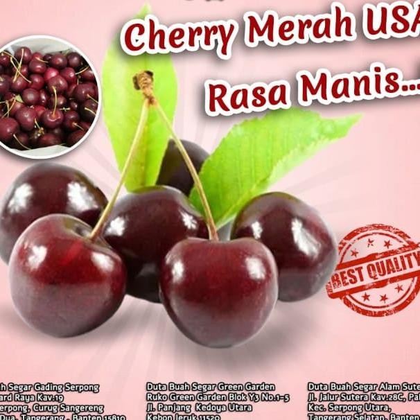 

Cherry Promo Cherry Merah Usa 500 Grm