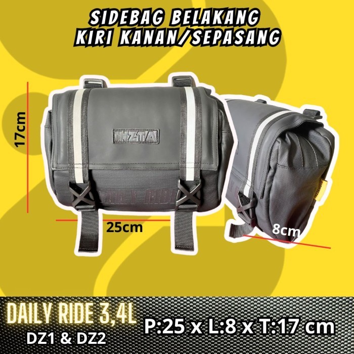 TAS TOURING BELAKANG XSR155 KIRI, SIDEBAG MOTOR WATERPROOF