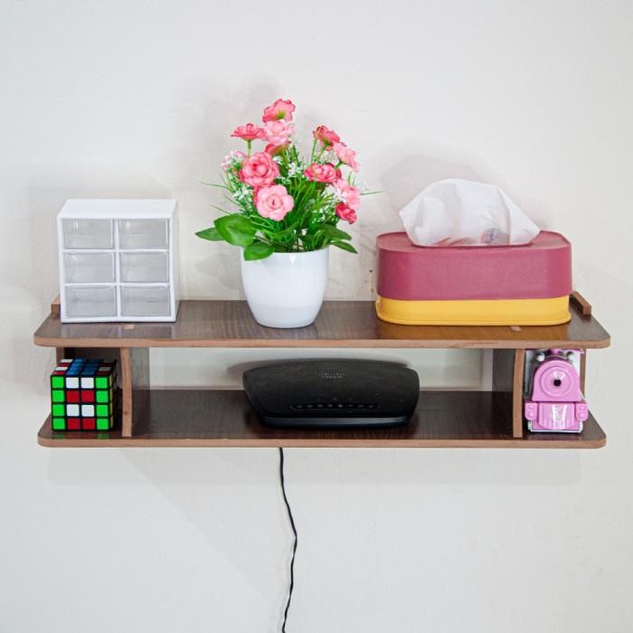 

Rak Ambalan Gantung Dinding Minimalis Serbaguna 60cmx19cm MDF - LC036M