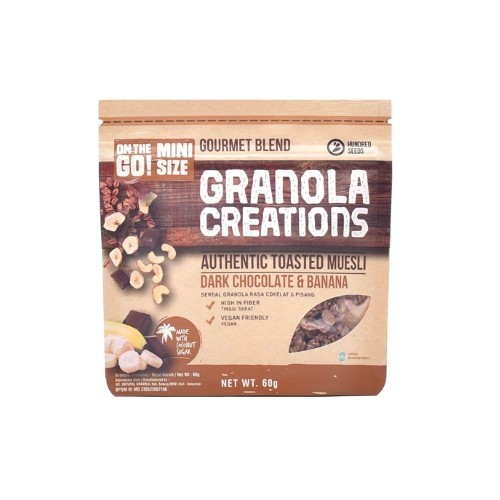 

Granola Crtns Dark Choc Banana 60Gr/Bag