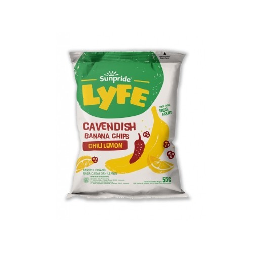 

Sunpride Lyfe Banana Chips Chili Lemon 55Gr