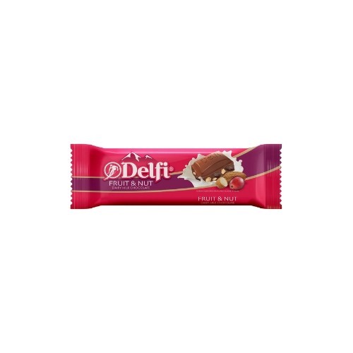 

Delfi Fruit & Nut Milk Choco 40Gr