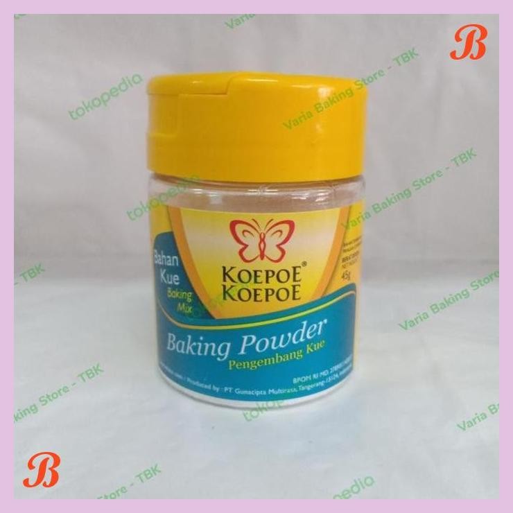 

| VRB | KOEPOE KOEPOE/KUPU KUPU BAKING POWDER 45GR