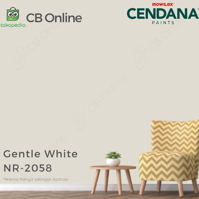 Cat Tembok Mowilex Cendana - Gentle White Nr-2058