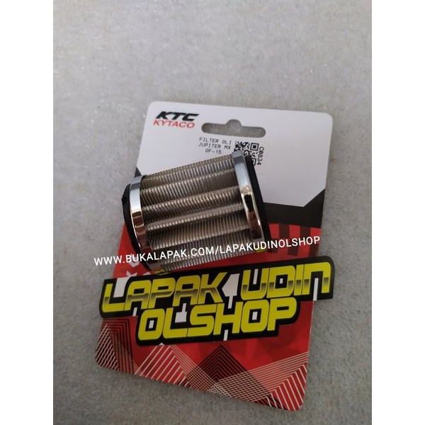 Filter Oli KTC KYTACO OF-15 Stainless Yamaha Jupiter MX 135 - New Jupiter Mx 5 Speed - Vixion - R15
