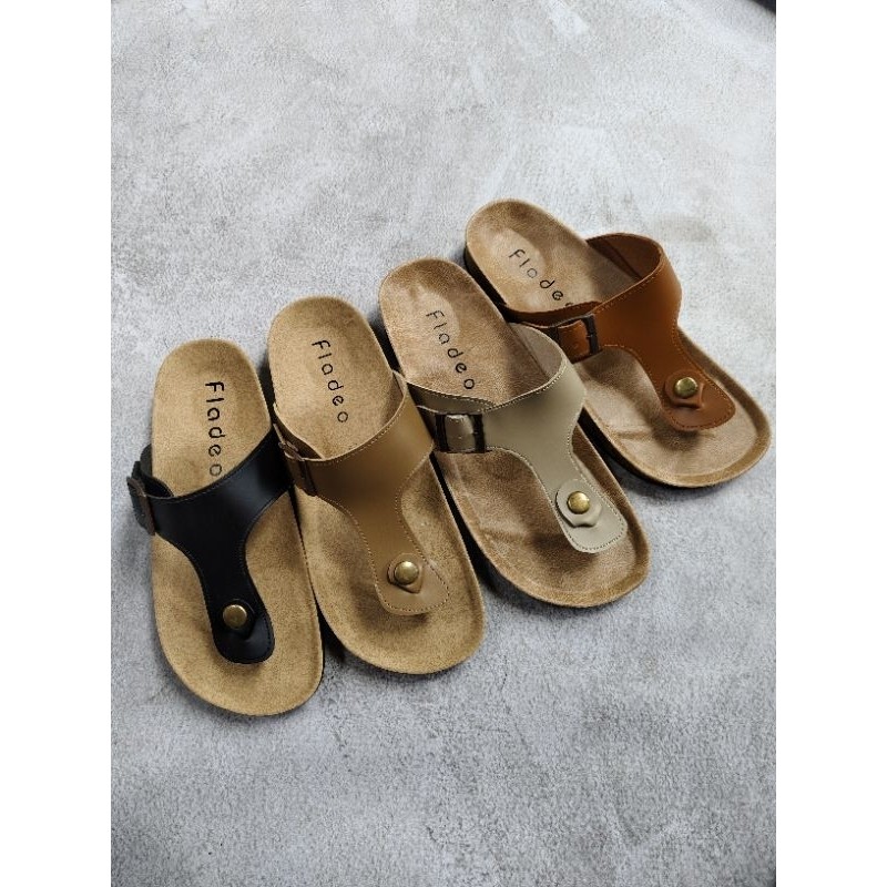 New Sandal Puyuh Cowok Japit dan Slop FLADEO Brand Matahari