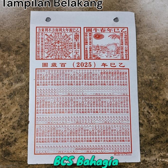 

Promo Kalender Cina Sobek Robek Tahun 2025 Hongkong Jumbo Ukuran Ultra Besar