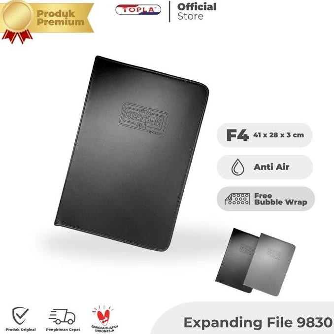 

Grosir Topla Exp9830 Map Dokumen Kulit Ukuran Folio F4 13 Pembatas Portfolio Event Alat Stationery