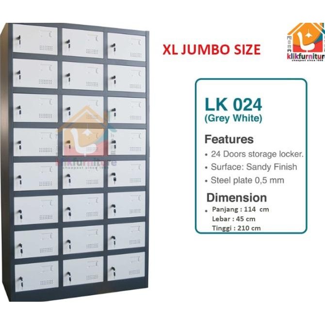 

Promo Promo Loker Besi Locker Besi 24 Pintu Akl024 Jumbo