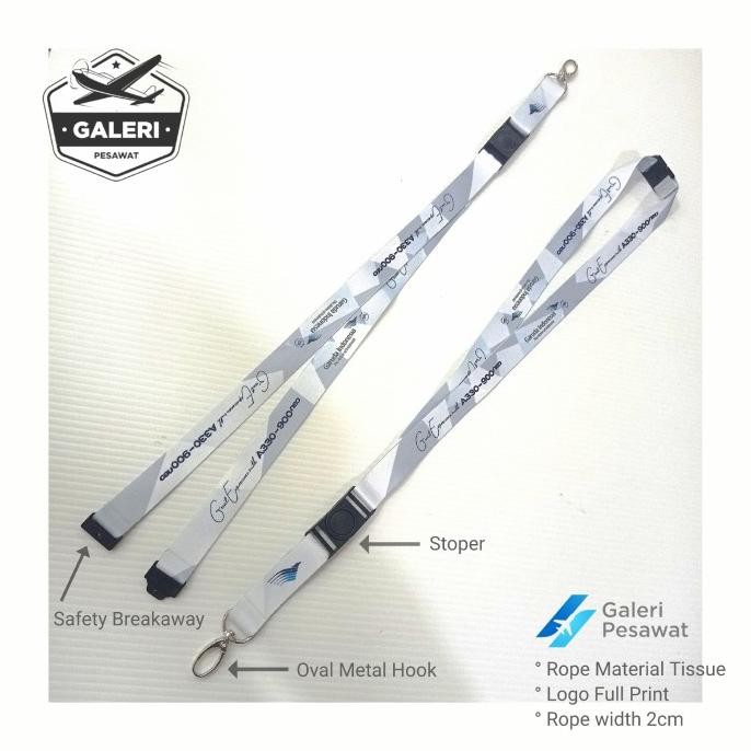 

Sale Lanyard / Gantungan Tali Id Card Garuda Indonesia A330-900 Neo