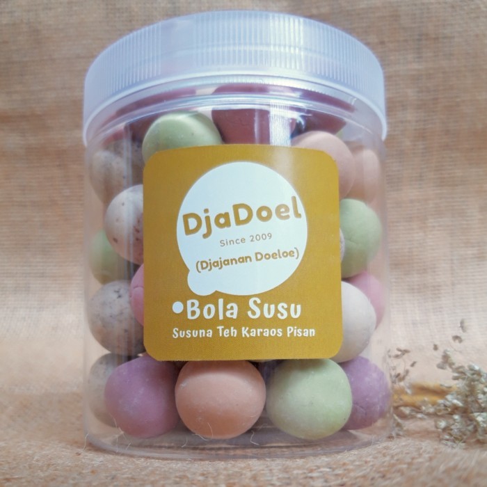 SALE Makanan Bola Susu Bandung (Djadoel Bola Susu) toples tabung