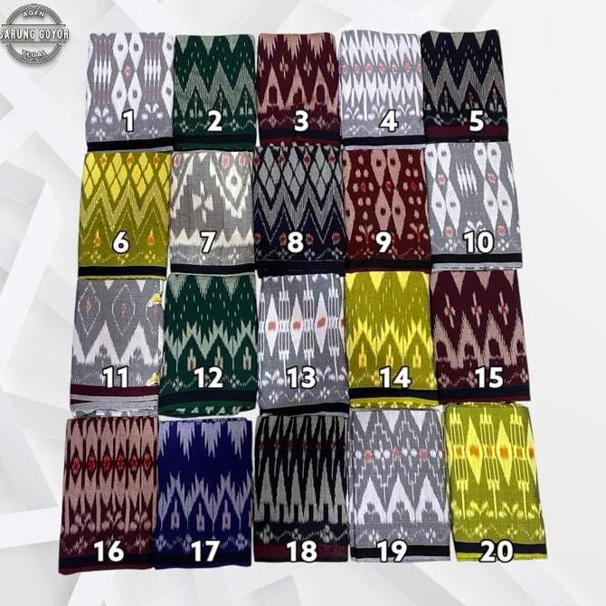 Diskon Sarung Goyor Tenun Atbm Botol Baddah - Kode 1-5