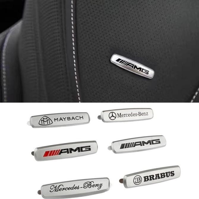 Emblem Car Seat Mercedes Benz AMG Mercedes Benz Emblem Kursi Jok Mobil