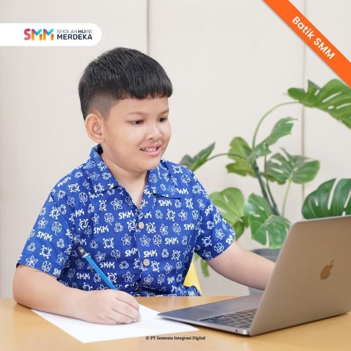 Kemeja Batik Seragam Sekolah Murid Merdeka SMM LS