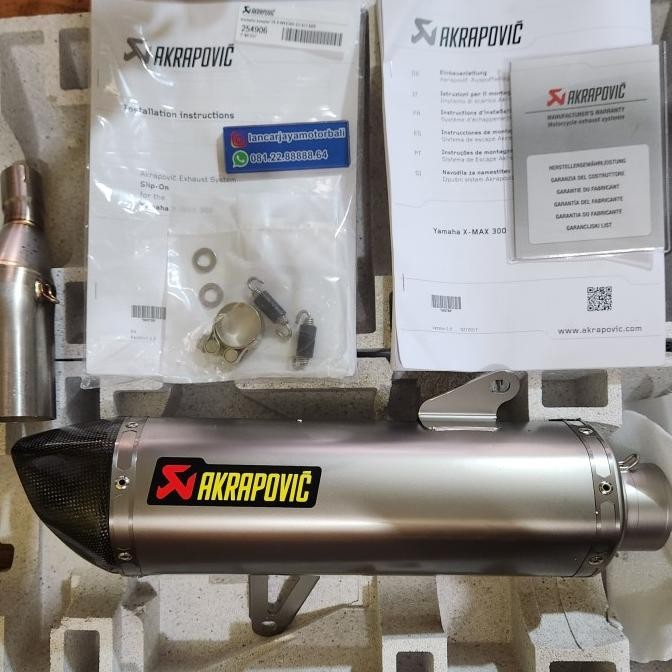 Miliki Knalpot Akrapovic Xmax Original Slovenia