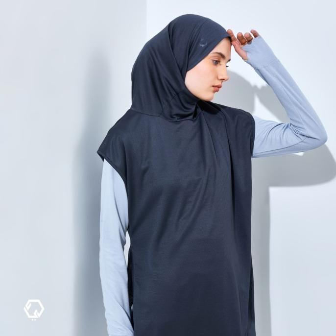 Terjangkau Hijab Olahraga - Reyd Royal - Dark Grey