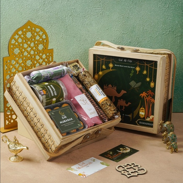 

Hampers Keranjang Lebaran Parsel / Hampers idul Fitri Eid Mubarak