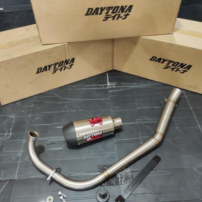 Diskon Knalpot Daytona Racing Gp Taper Short Mx King 150 Competition