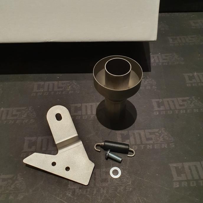 Spesial Slip On Knalpot Arrow Pro Race Titanium Inlet 54Mm Universal Ori Italy