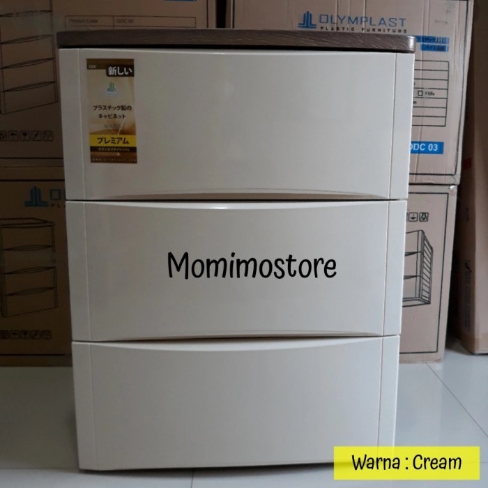 Lemari Plastik Olymplast 3 Susun / Olymplast Drawer Cabinet 03 M