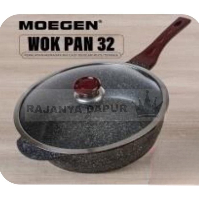 Wok Pan 32 Yeobo - Wok Yeobo 32 Cm - Wajan Marble 32 Cm