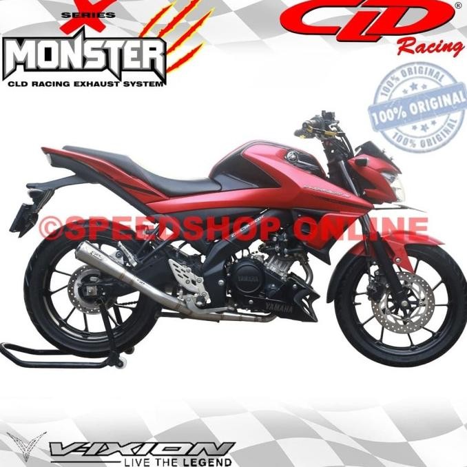 Spesial Knalpot Cld Yamaha New Vixion Original Type Monster X