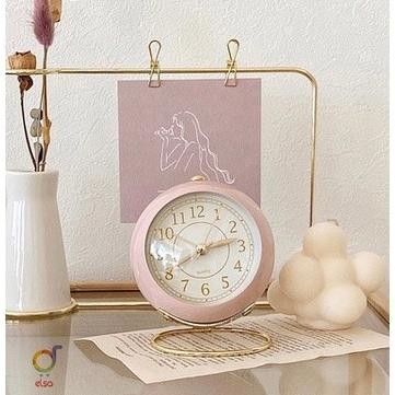 

Jam Weker Jam Meja Belajar Alarm Aesthetic Retro Style Elegan Vintage LC