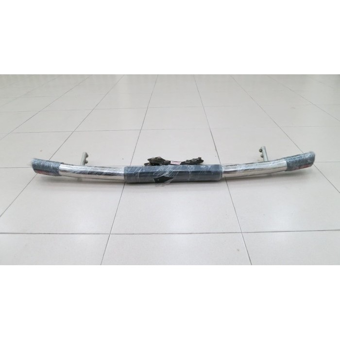 Bemper Belakang Calya / Sra Stainless Steel Bulat Rlektor
