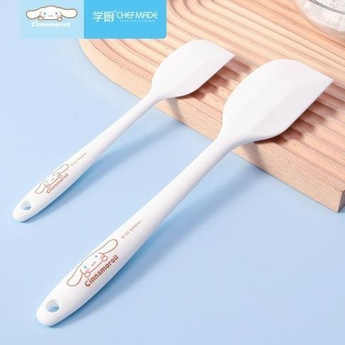 CHEFMADE CL5003 CINNAMOROLL SET 2PCS SILICONE SPATULA WHITE FOOD GRADE