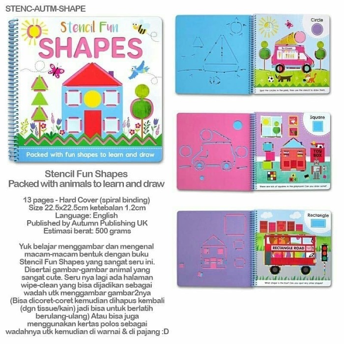 

TERBARU Stencil Fun Shapes BISA GRAB!