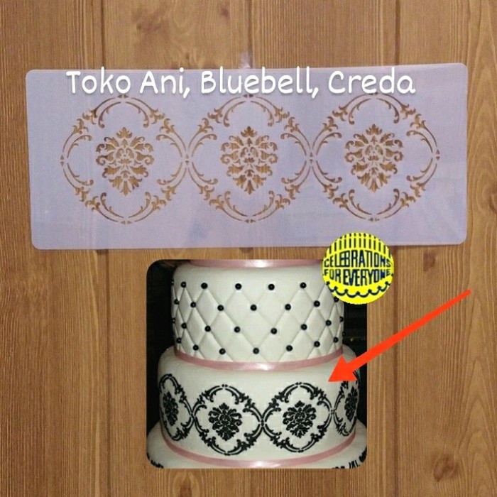 

TERBARU Designer Stencil : Royal Damask Tier #3 , 8.7 x 30.6 cm. BISA GRAB!