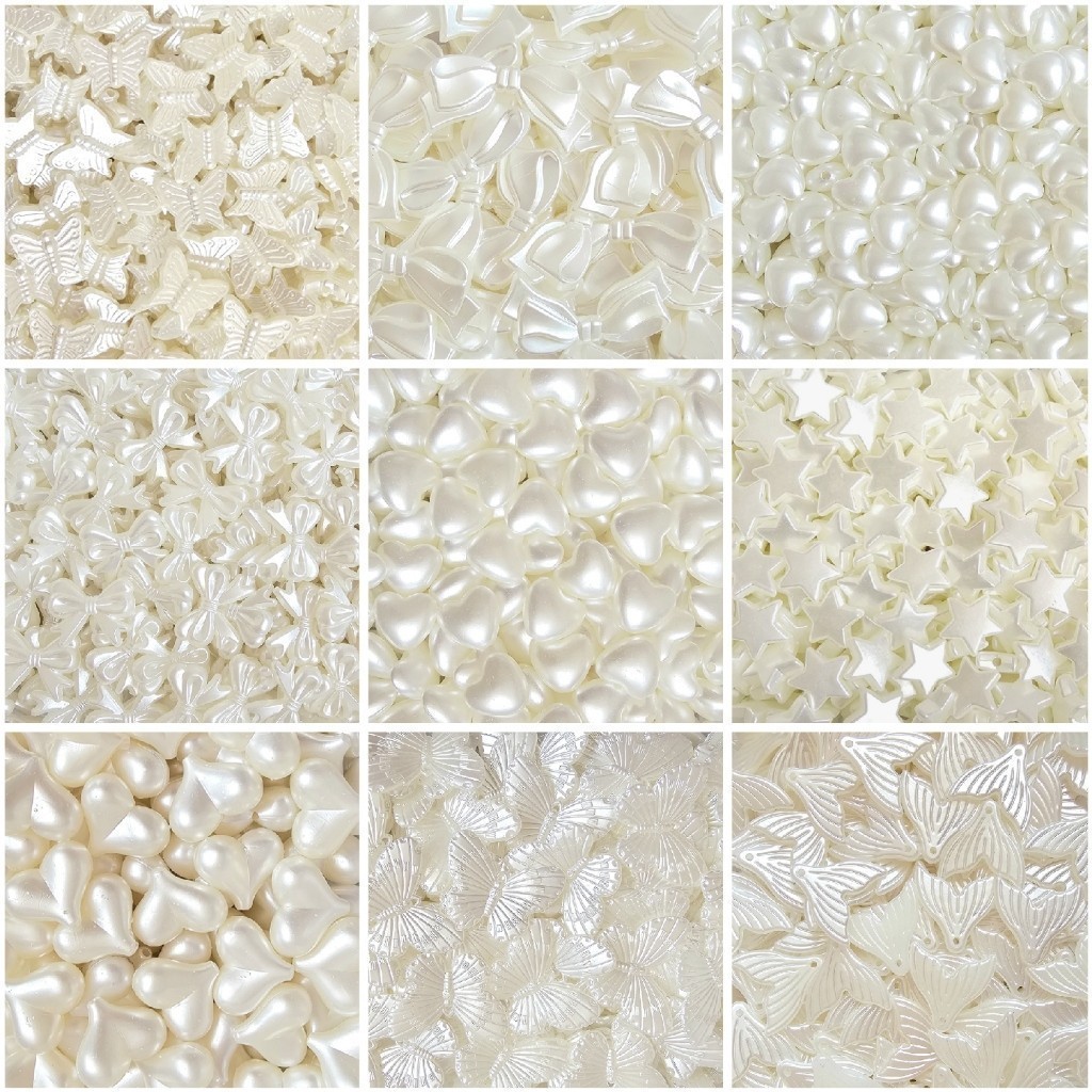 (50gr) Manik Manik Lucu Korea - DIY Beads - Manik Mutiara - BH072