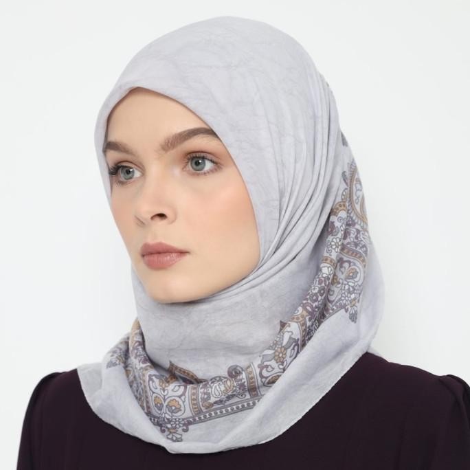 Diskon Fazila Series Miss Color Voile Scarf Ultrafine Polyspun-Hijab 120*120