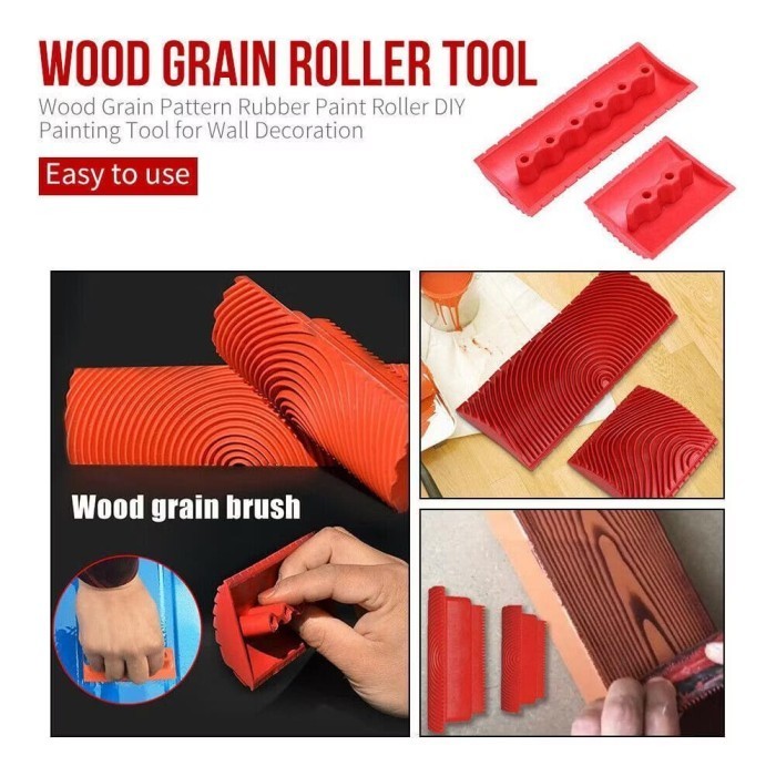 Kuas Karet Motif Kayu Alat Pembuat Motif Kayu kuas Wood Graining Rubber Kuas