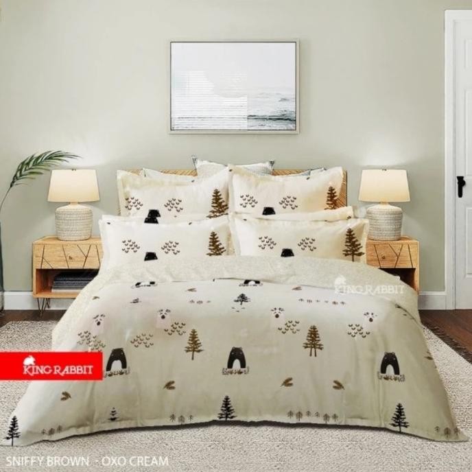 Grosir Bedcover Set King Rabbit 180X200