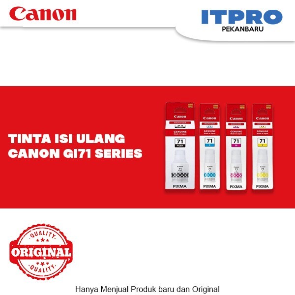 

TINTA ISI ULANG CANON GI71 SERIES ORIGINAL