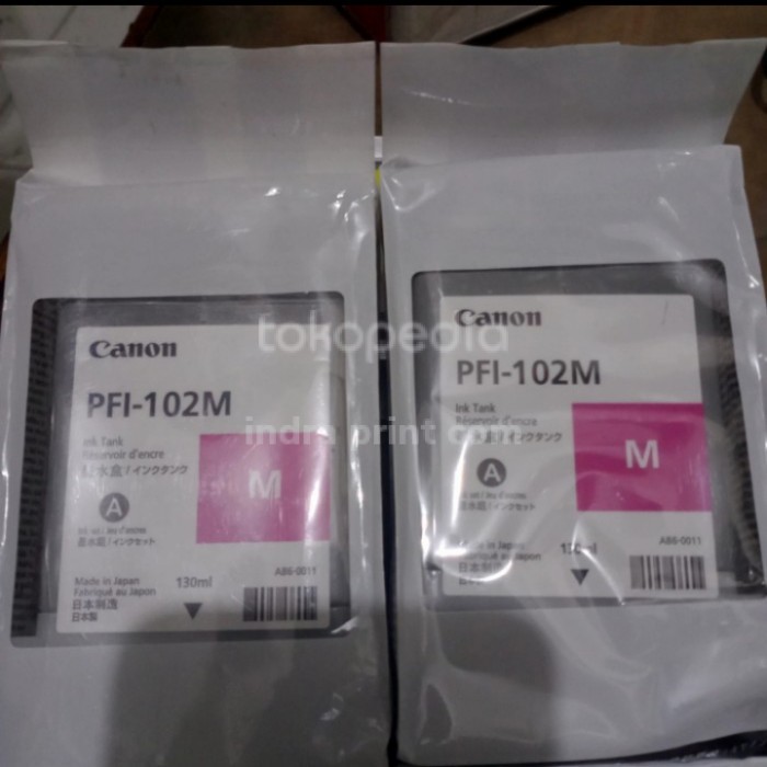 

Tinta Canon 102 PFI magenta Original