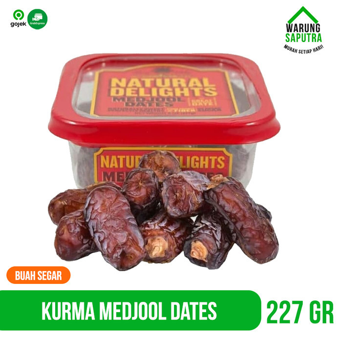 

TERMURAH Buah Kurma Medjool Dates Natural Delight 227g