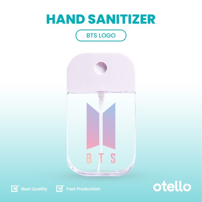 - Pocket Hand Sanitizer BTS Logo Nama Spray Bottle Bangtan Kpop